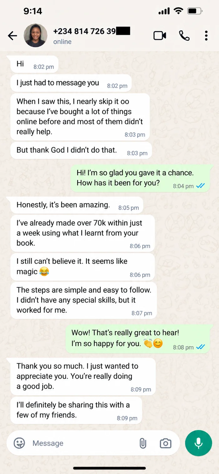 Genuine reader review screenshot 1