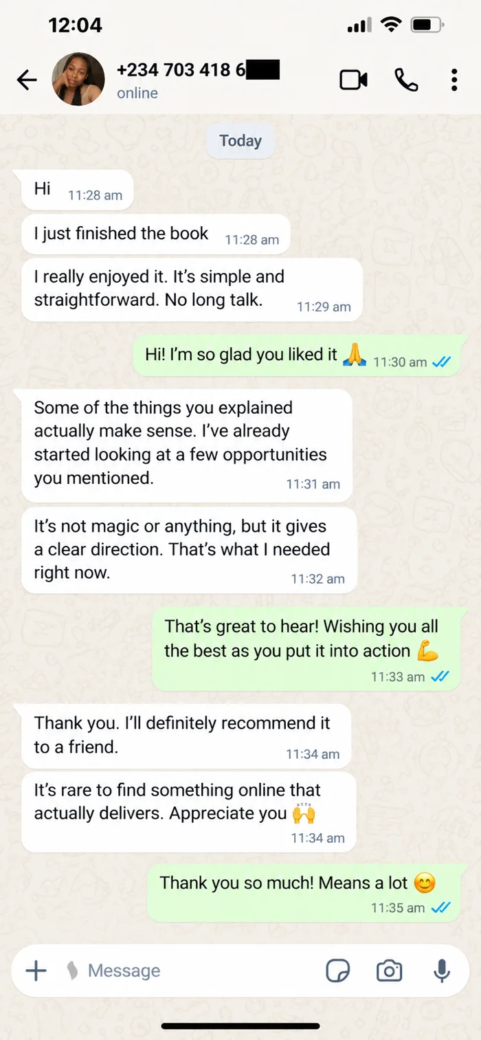 Genuine reader review screenshot 3